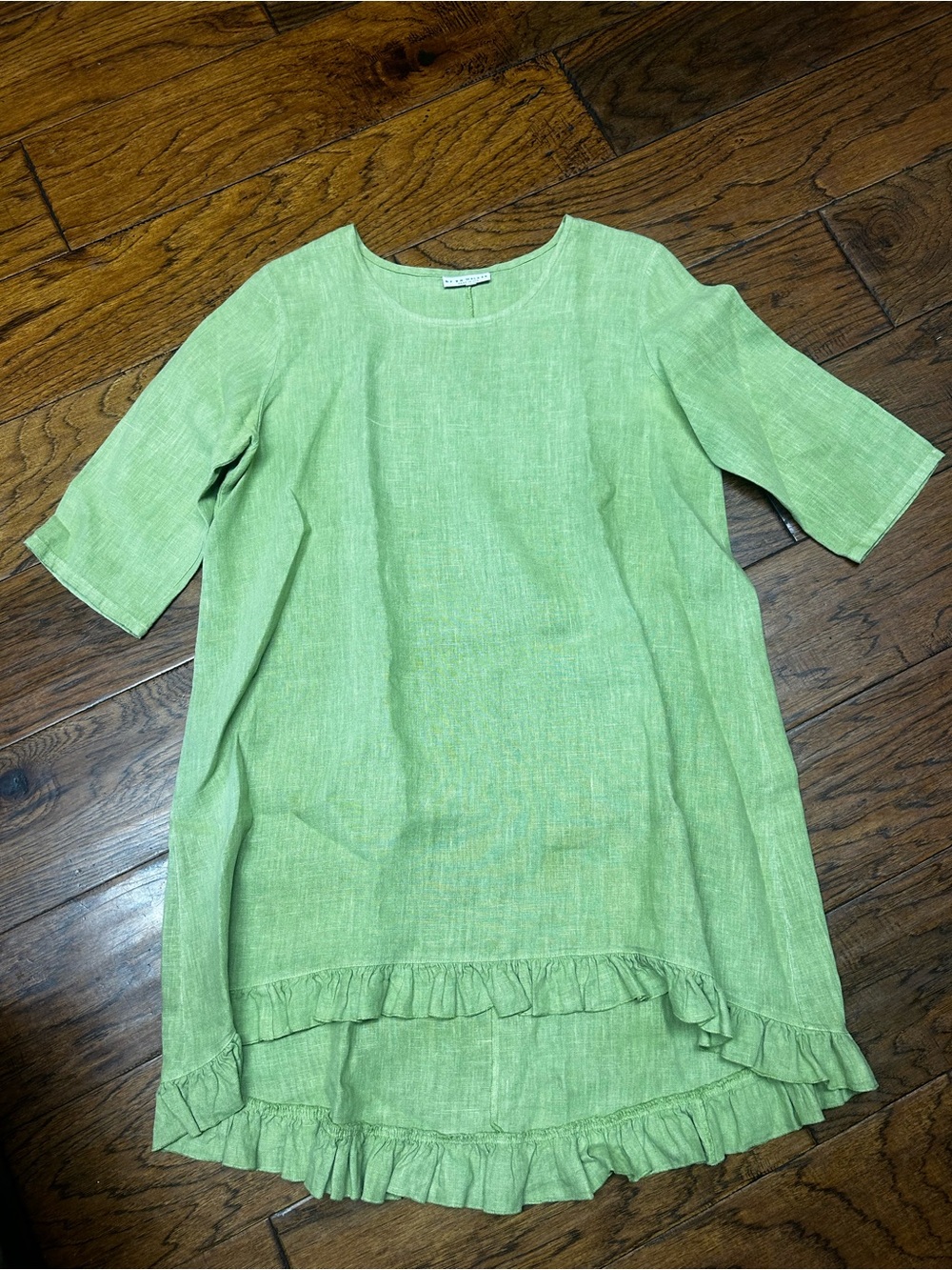 Bryn Walker 100% linen high-low tunic dress